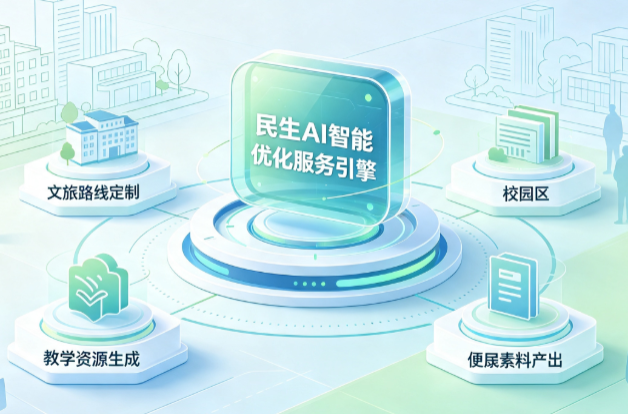 城中区AI普惠赋能民生服务 智能优化技术升级大众生活服务体验
