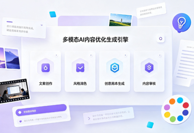 城中区AI智能内容优化创新 多模态生成技术丰富数字内容创作生态